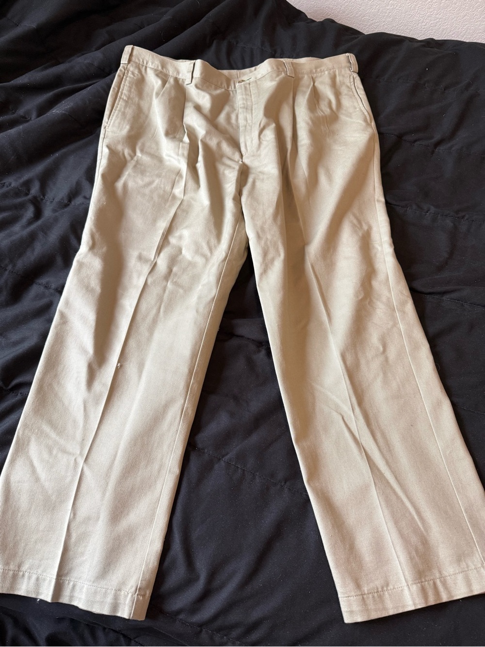 Vintage Tommy Hilfiger Light Khaki Straight-Leg Chinos